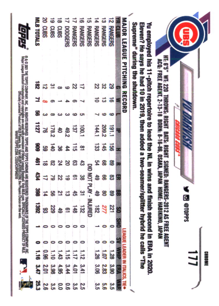 Chicago Cubs Baseball Cards - Choose from 100s Player Quantity Discount - Part 7 - Picture 357 of 501