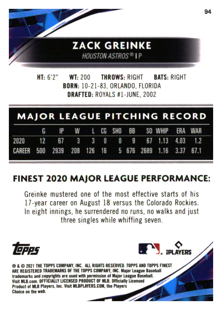 Houston Astros Baseball Cards Choose from 100s Player Qty Discount Part 5 - Picture 483 of 501