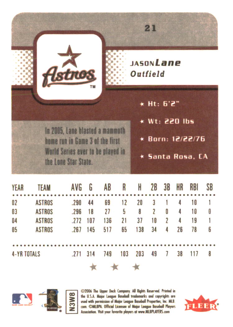 Houston Astros Baseball Cards Choose from 100s Player Qty Discount Part 5 - Picture 489 of 501