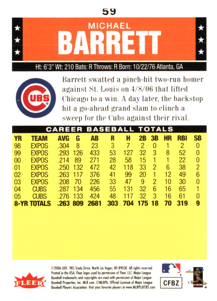 Chicago Cubs Baseball Cards - Choose from 100s Player Quantity Discount - Part 7 - Picture 371 of 501