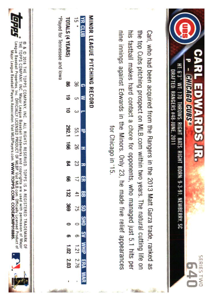 Chicago Cubs Baseball Cards - Choose from 100s Player Quantity Discount - Part 7 - Picture 395 of 501
