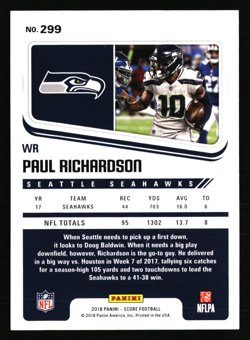 Seattle Seahawks Football Cards - Choose from 100s Player Qty Discount - Part 3 - Picture 175 of 499