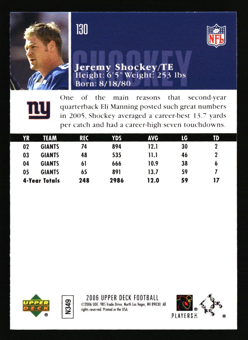 New York Giants Football Cards - Choose from 100s Player Qty Discount - Part 3 - Picture 103 of 499
