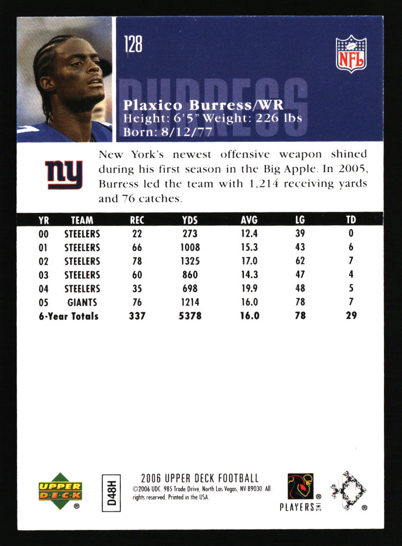 New York Giants Football Cards - Choose from 100s Player Qty Discount - Part 3 - Picture 105 of 499