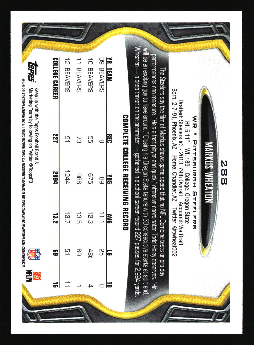 Pittsburgh Steelers Football Cards - Choose from 100s Player Qty Discount - Pt 4 - Picture 201 of 499