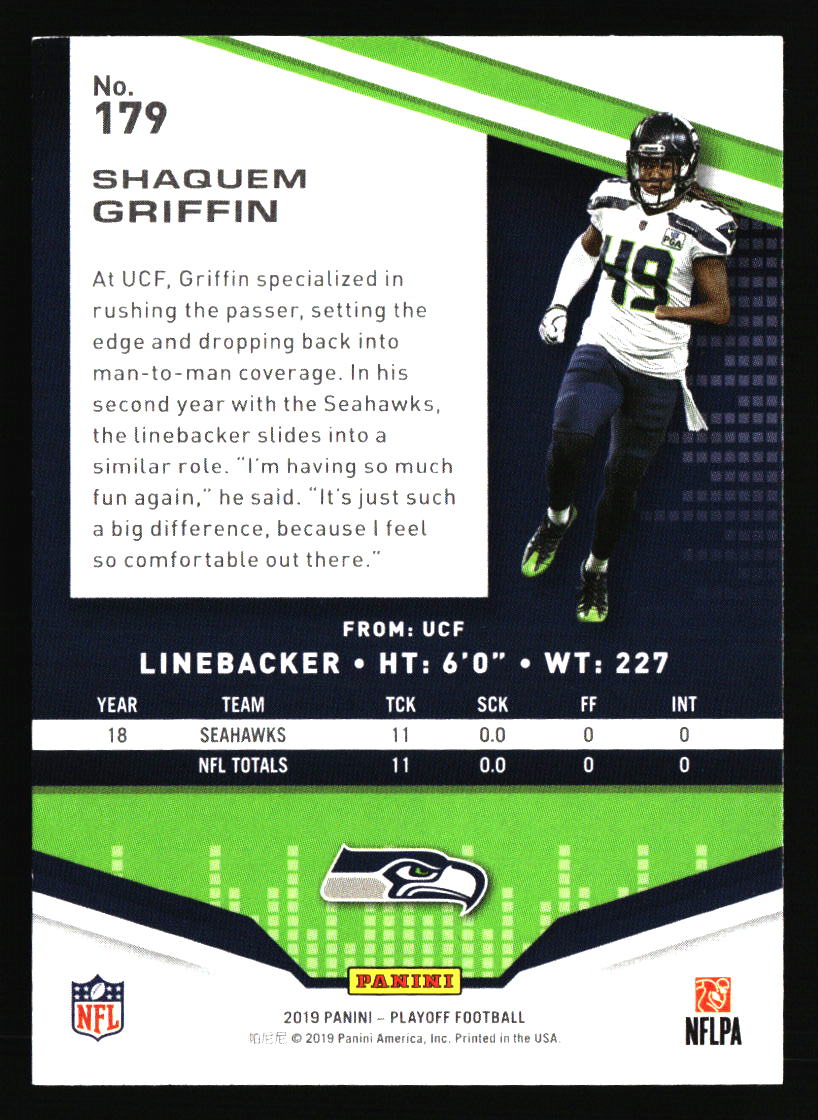 Seattle Seahawks Football Cards - Choose from 100s Player Qty Discount - Part 3 - Picture 229 of 499