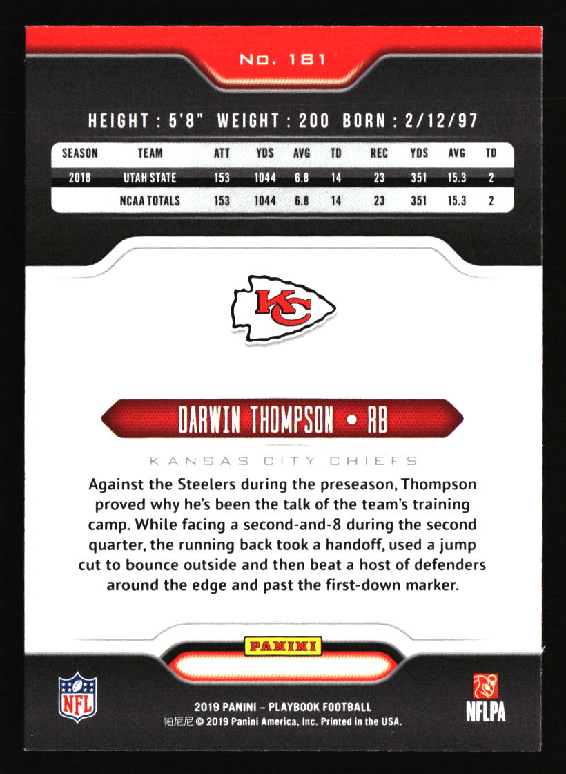Kansas City Chiefs Football Cards - Choose from 100s Player Qty Discount - Pt 3 - Picture 113 of 493