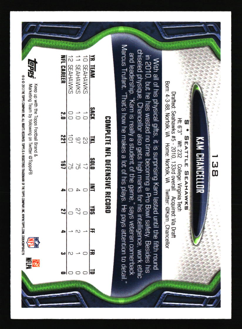 Seattle Seahawks Football Cards - Choose from 100s Player Qty Discount - Part 3 - Picture 261 of 499