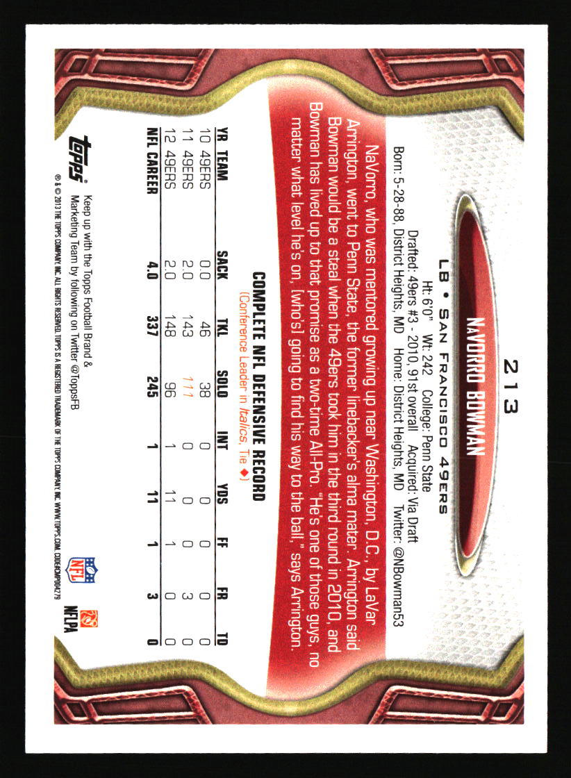 San Francisco 49ers Football Cards - Choose from 100s Player Qty Discount - Pt 4 - Picture 225 of 499