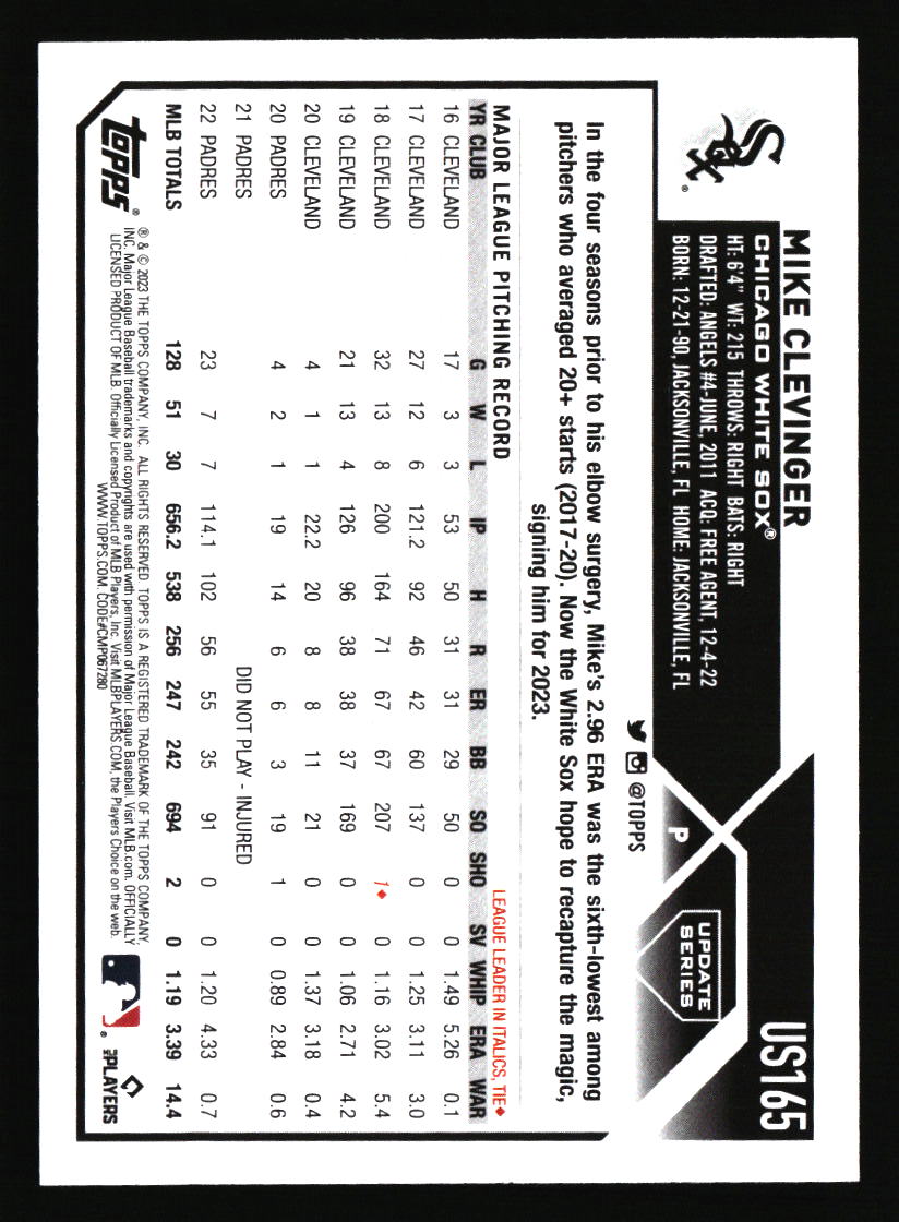 Chicago White Sox Baseball Cards - Choose from 100s Player Qty Discount - Part 1 - Picture 473 of 497
