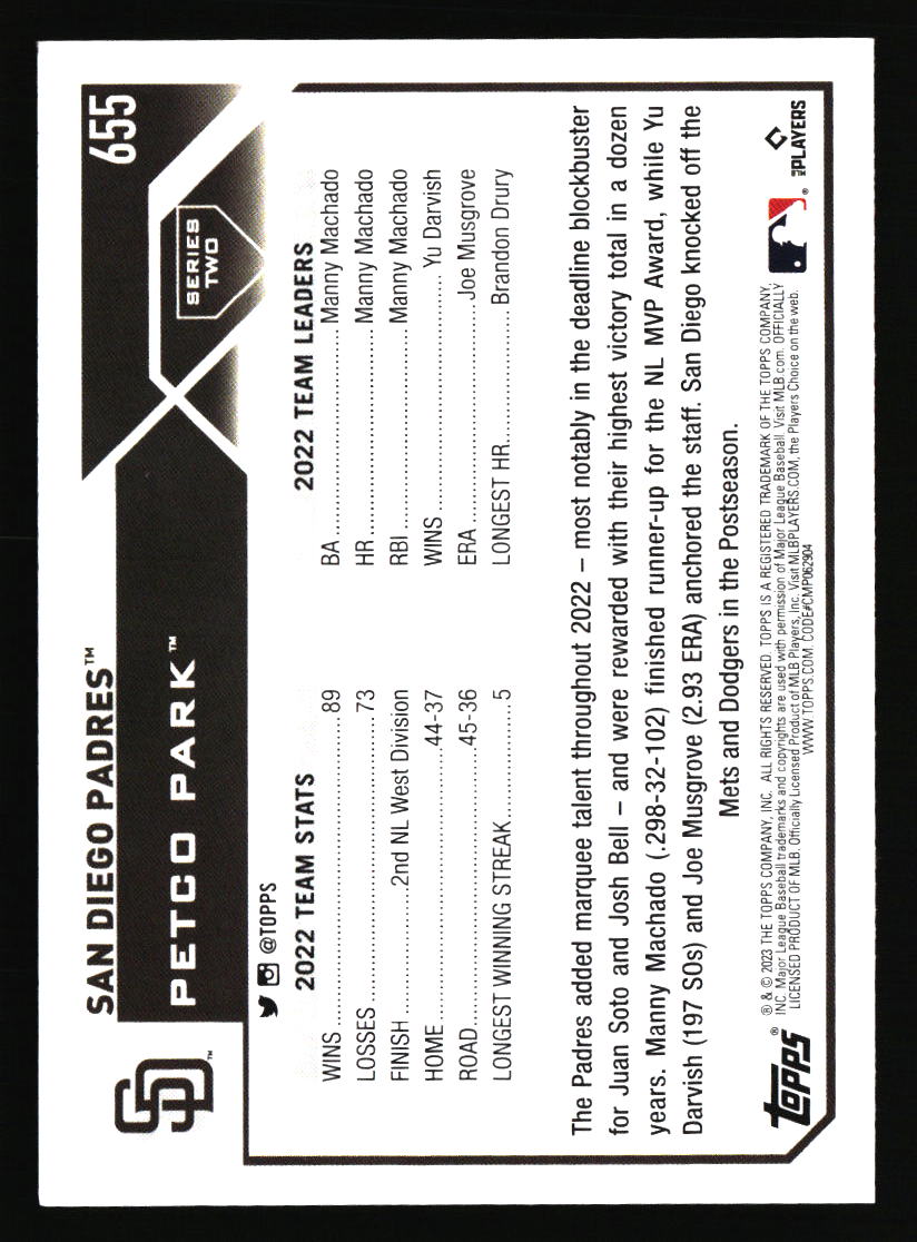 San Diego Padres Baseball Cards - Choose from 100s Quantity Discount Part 1 - Picture 95 of 487