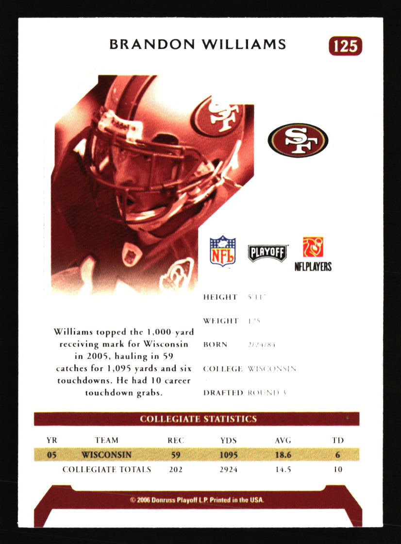 San Francisco 49ers Football Cards - Choose from 100s Player Qty Discount - Pt 4 - Picture 251 of 499