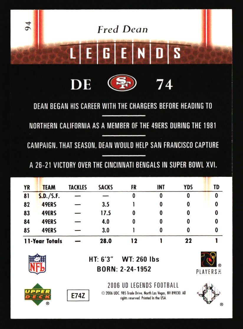 San Francisco 49ers Football Cards - Choose from 100s Player Qty Discount - Pt 4 - Picture 263 of 499