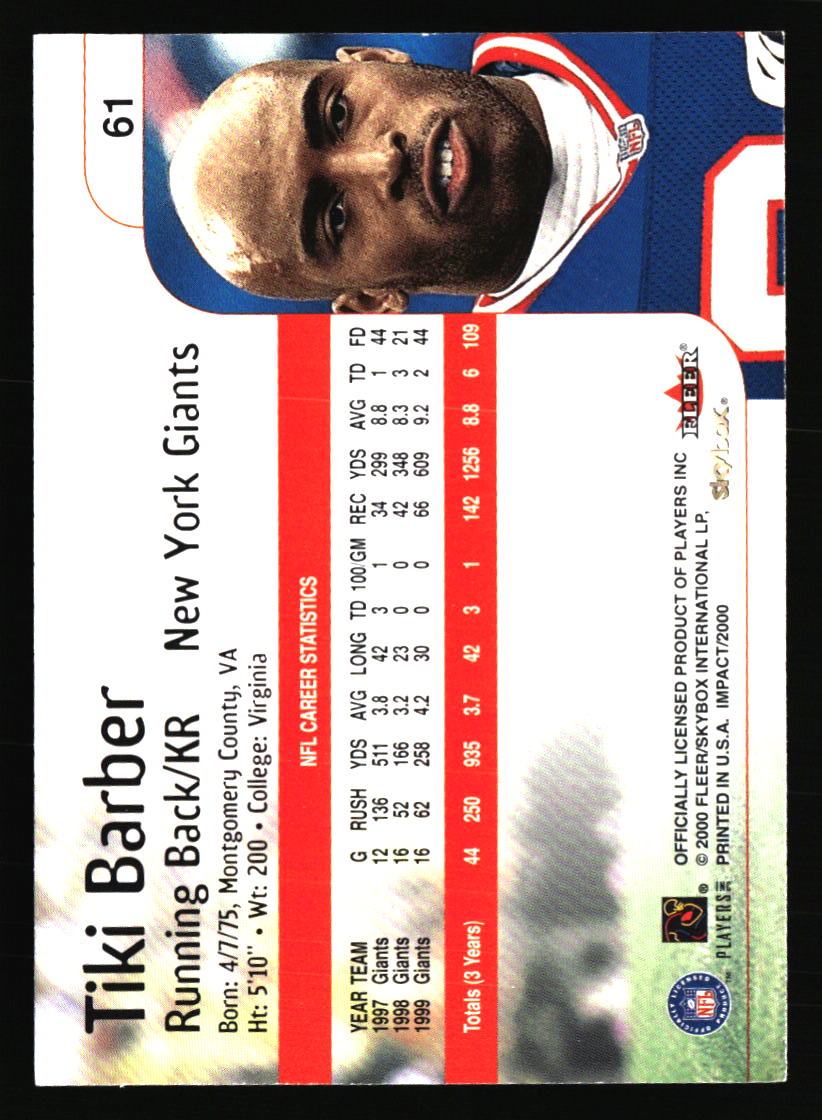 New York Giants Football Cards - Choose from 100s Player Qty Discount - Part 3 - Picture 139 of 499