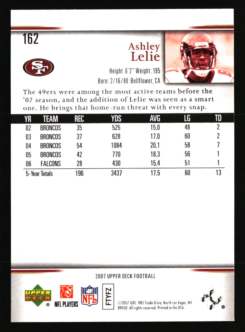San Francisco 49ers Football Cards - Choose from 100s Player Qty Discount - Pt 4 - Picture 277 of 499