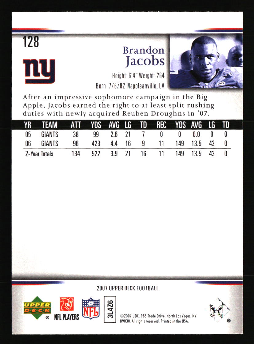 New York Giants Football Cards - Choose from 100s Player Qty Discount - Part 3 - Picture 147 of 499