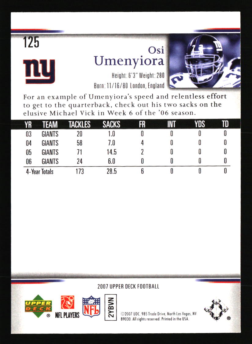 New York Giants Football Cards - Choose from 100s Player Qty Discount - Part 3 - Picture 151 of 499