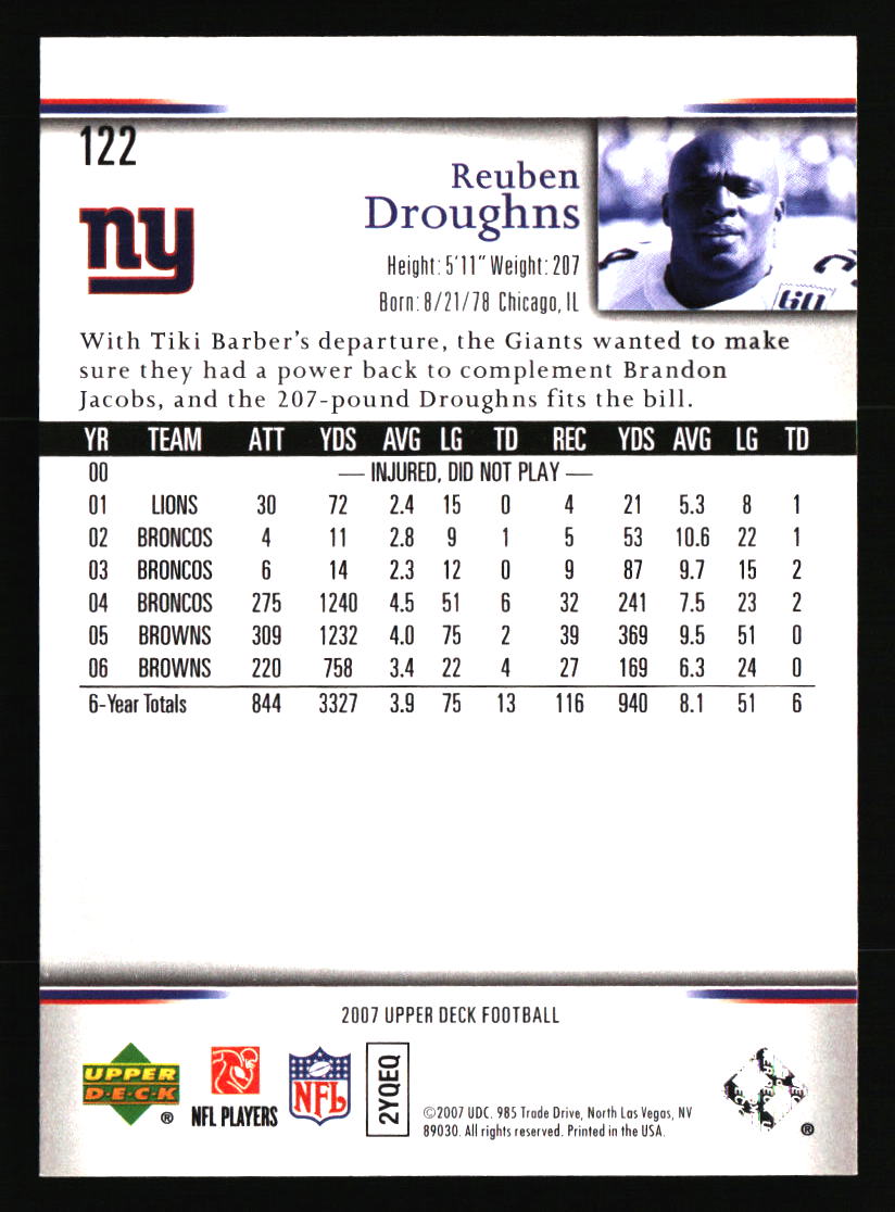 New York Giants Football Cards - Choose from 100s Player Qty Discount - Part 3 - Picture 155 of 499