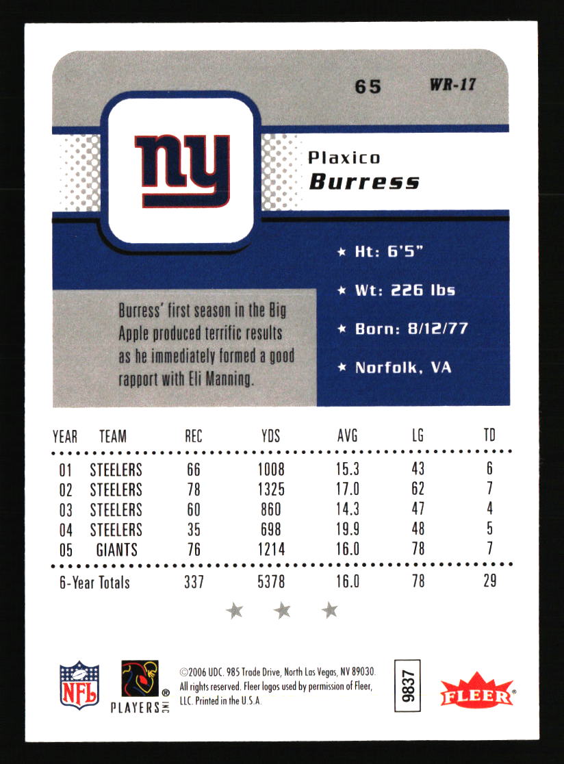 New York Giants Football Cards - Choose from 100s Player Qty Discount - Part 3 - Picture 81 of 499