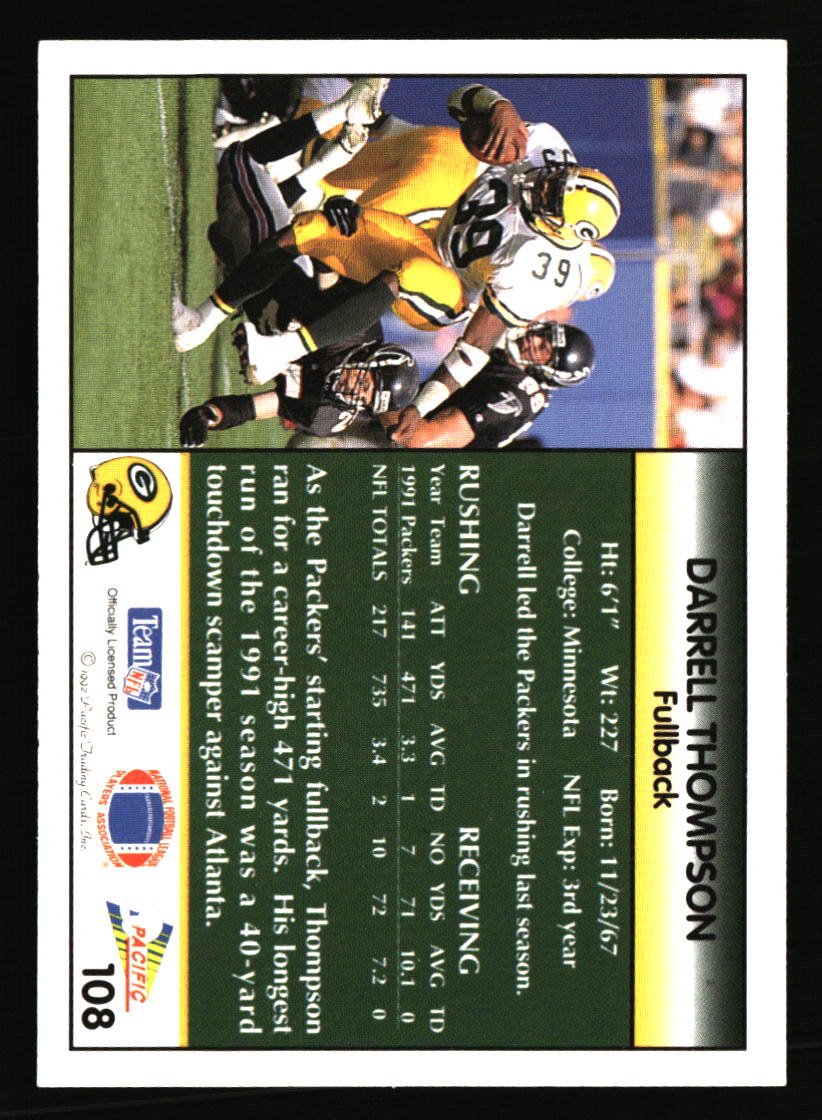 Green Bay Packers Football Cards - Choose from 100s Player Qty Discount - Part 3 - Picture 109 of 493