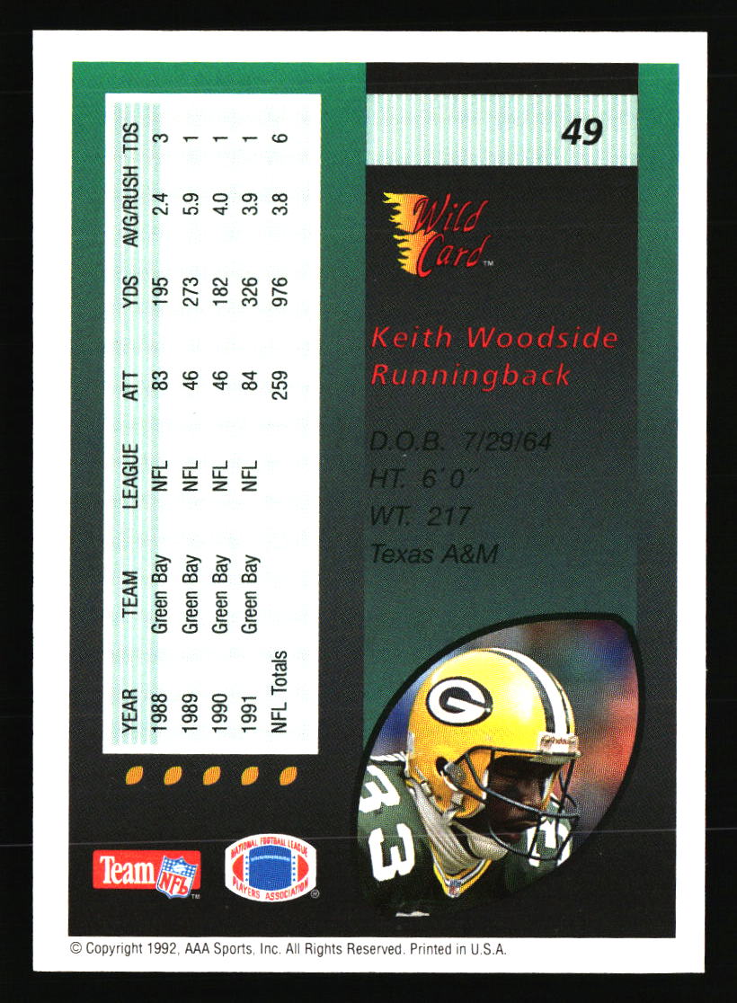 Green Bay Packers Football Cards - Choose from 100s Player Qty Discount - Part 3 - Picture 207 of 493