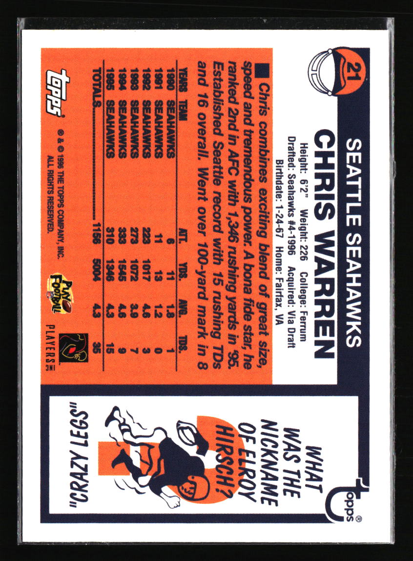 Seattle Seahawks Football Cards - Choose from 100s Player Qty Discount - Part 3 - Picture 207 of 499
