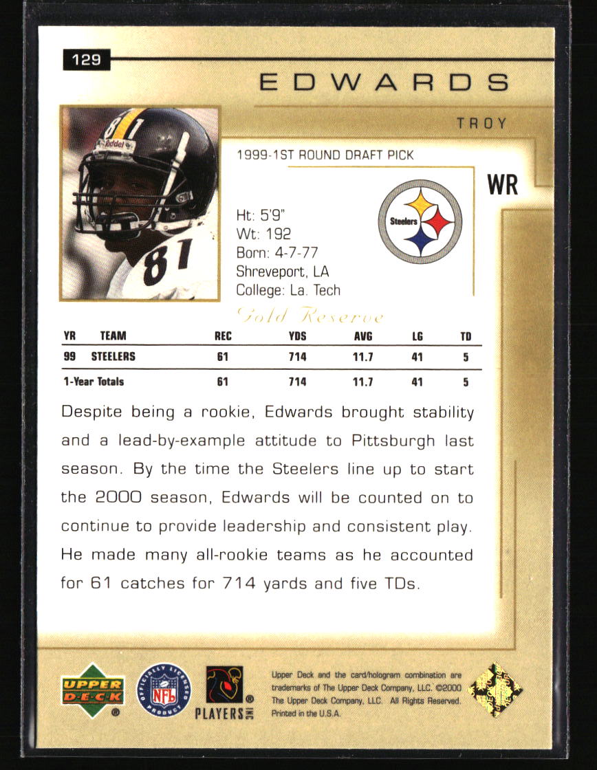 Pittsburgh Steelers Football Cards - Choose from 100s Player Qty Discount - Pt 4 - Picture 35 of 499