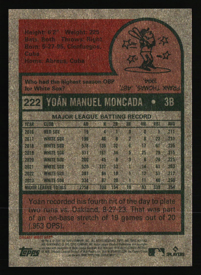Chicago White Sox Baseball Cards - Choose from 100s Player Qty Discount - Part 1 - Picture 441 of 497