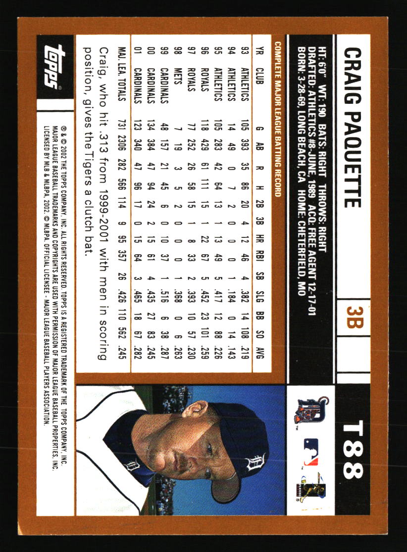 Detroit Tigers Baseball Cards - Choose from 100s Player Qty Discount - Part 3 - Picture 333 of 489