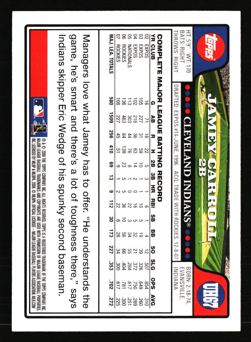 Cleveland Indians Baseball Cards - Choose from 100s Quantity Discount Part 3 - Picture 469 of 501