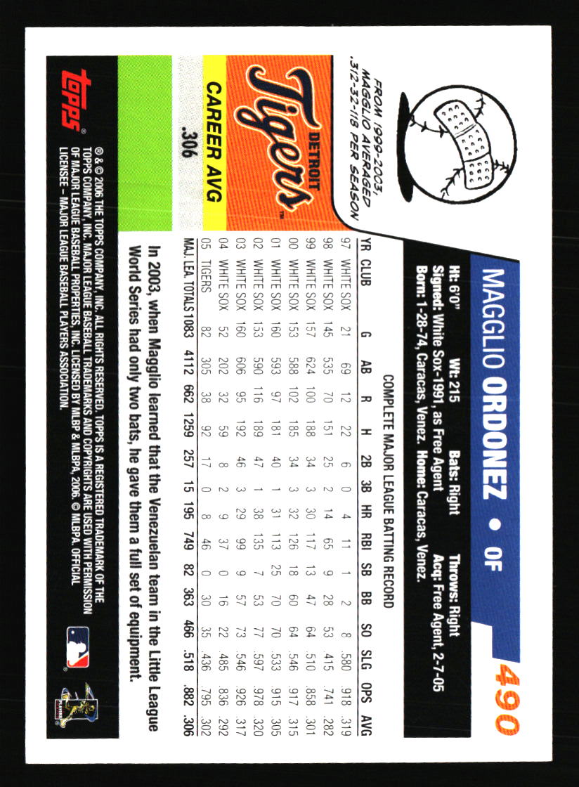 Detroit Tigers Baseball Cards - Choose from 100s Player Qty Discount - Part 3 - Picture 383 of 489