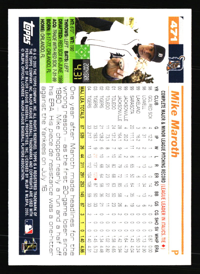 Detroit Tigers Baseball Cards - Choose from 100s Player Qty Discount - Part 3 - Picture 427 of 489