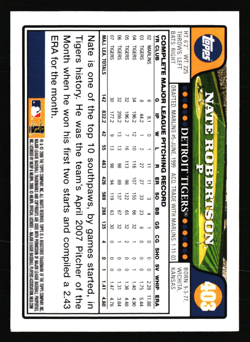 Detroit Tigers Baseball Cards - Choose from 100s Player Qty Discount - Part 3 - Picture 441 of 489