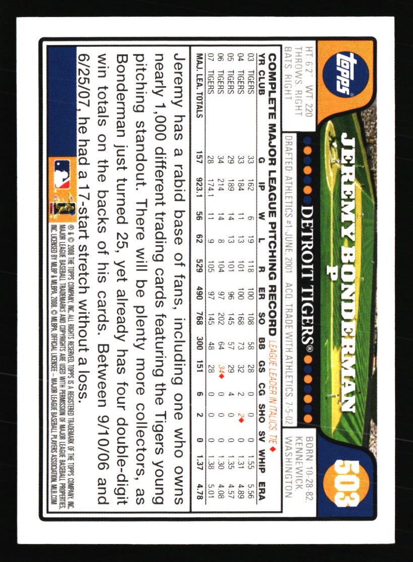 Detroit Tigers Baseball Cards - Choose from 100s Player Qty Discount - Part 3 - Picture 443 of 489