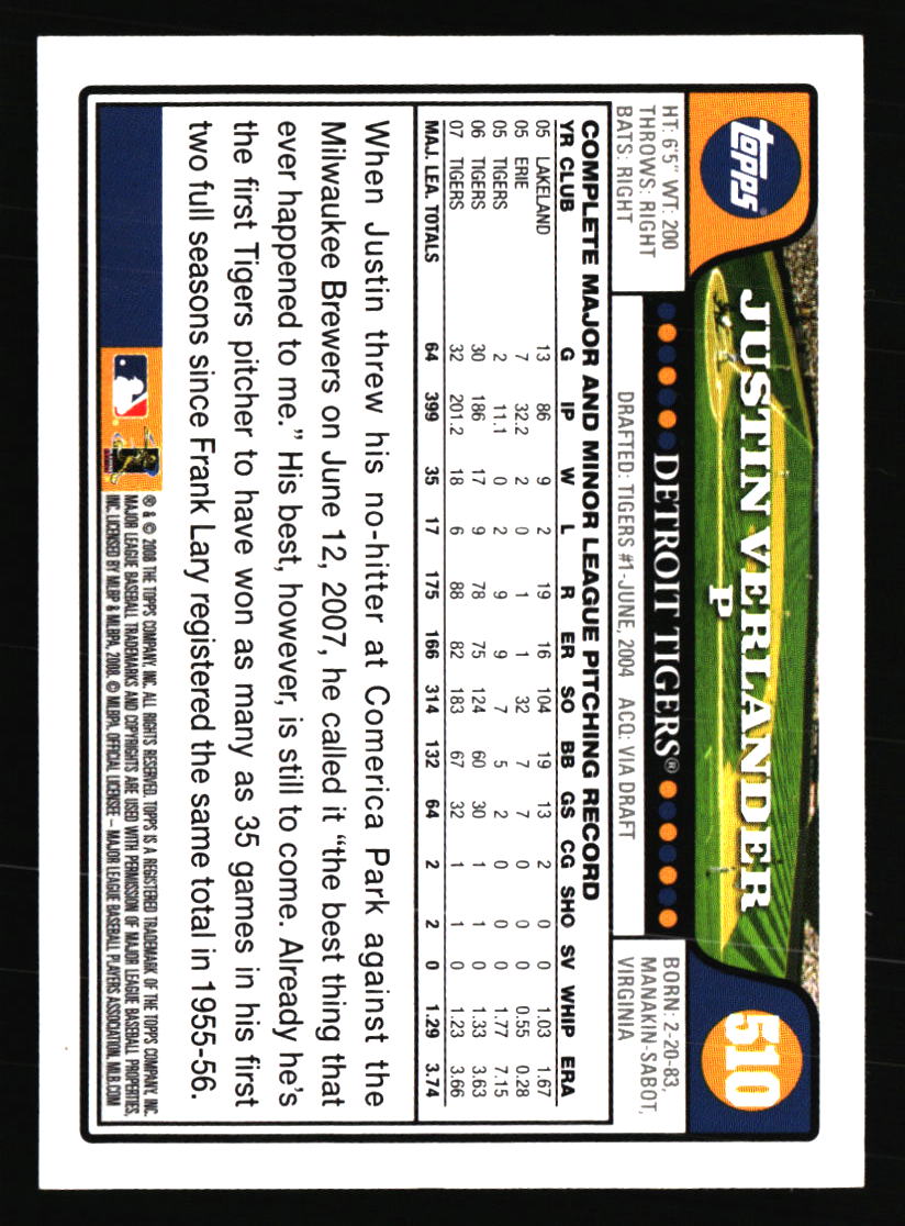Detroit Tigers Baseball Cards - Choose from 100s Player Qty Discount - Part 3 - Picture 447 of 489