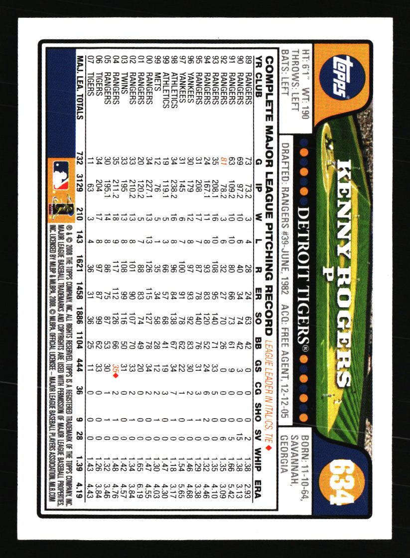 Detroit Tigers Baseball Cards - Choose from 100s Player Qty Discount - Part 3 - Picture 453 of 489