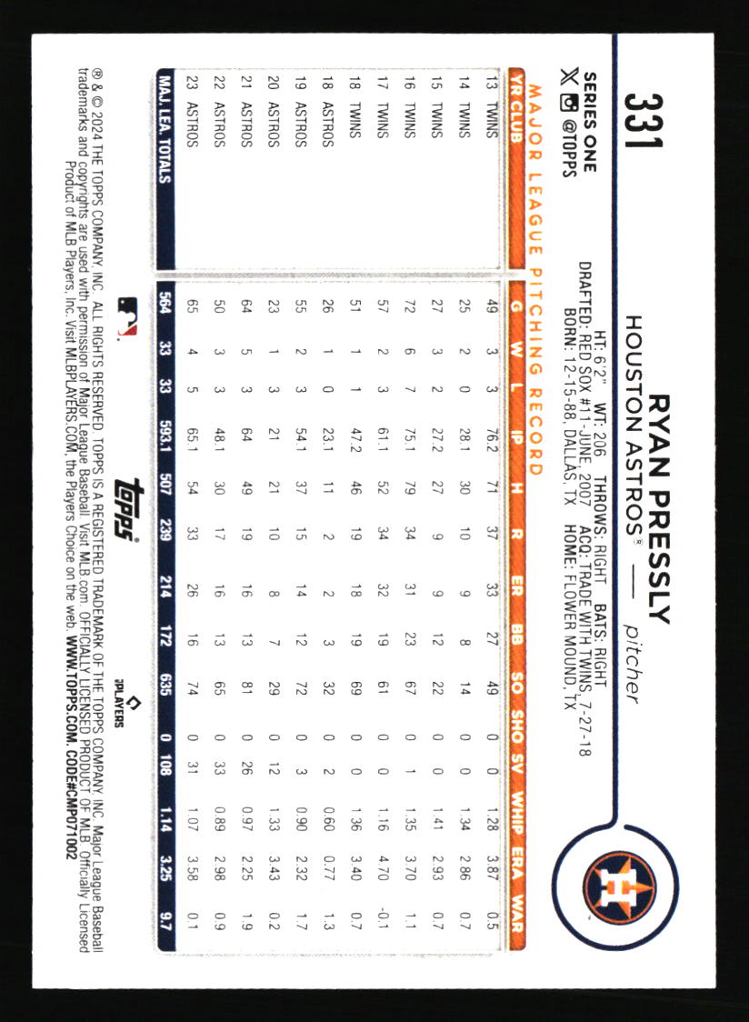 Houston Astros Baseball Cards Choose from 100s Player Qty Discount Part 5 - Picture 111 of 501