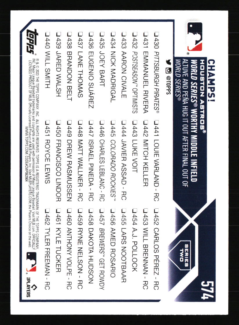 Houston Astros Baseball Cards Choose from 100s Player Qty Discount Part 5 - Picture 151 of 501