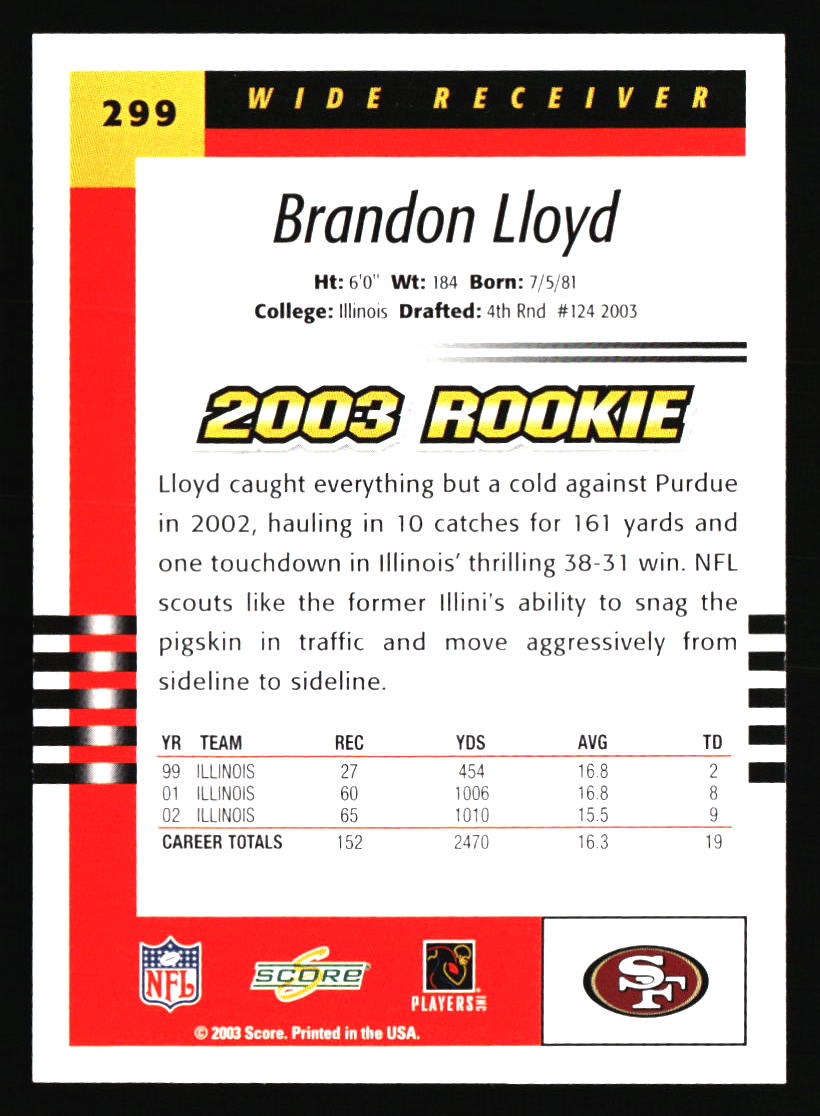 San Francisco 49ers Football Cards - Choose from 100s Player Qty Discount - Pt 4 - Picture 323 of 499