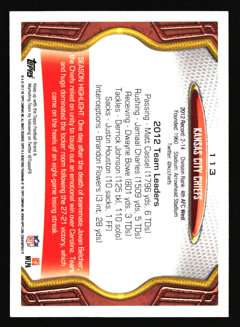 Kansas City Chiefs Football Cards - Choose from 100s Player Qty Discount - Pt 3 - Picture 233 of 493