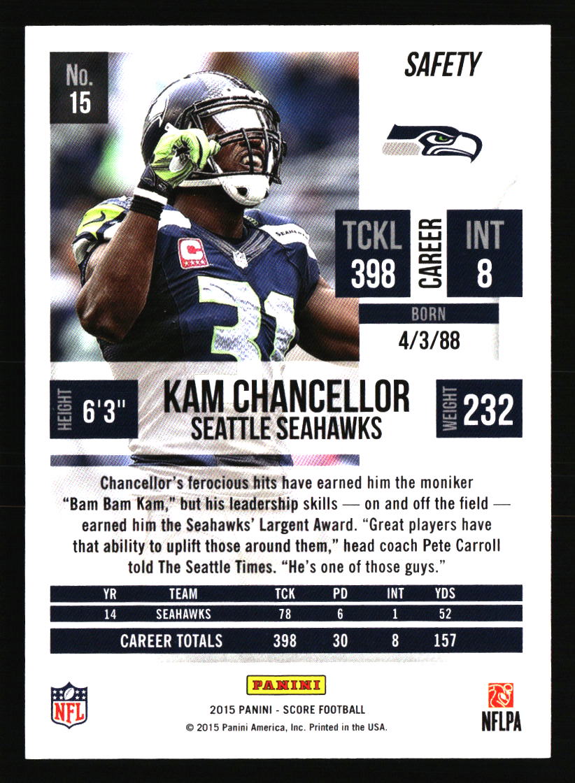 Seattle Seahawks Football Cards - Choose from 100s Player Qty Discount - Part 3 - Picture 43 of 499