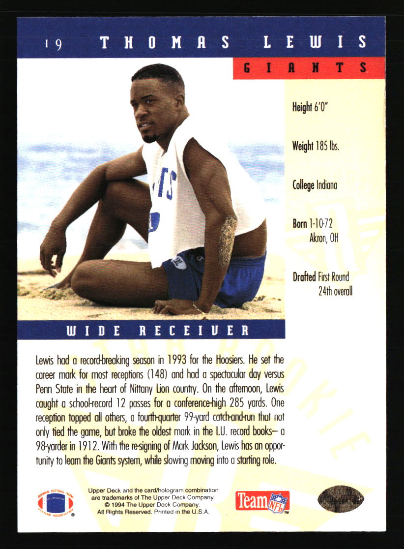 New York Giants Football Cards - Choose from 100s Player Qty Discount - Part 3 - Picture 37 of 499