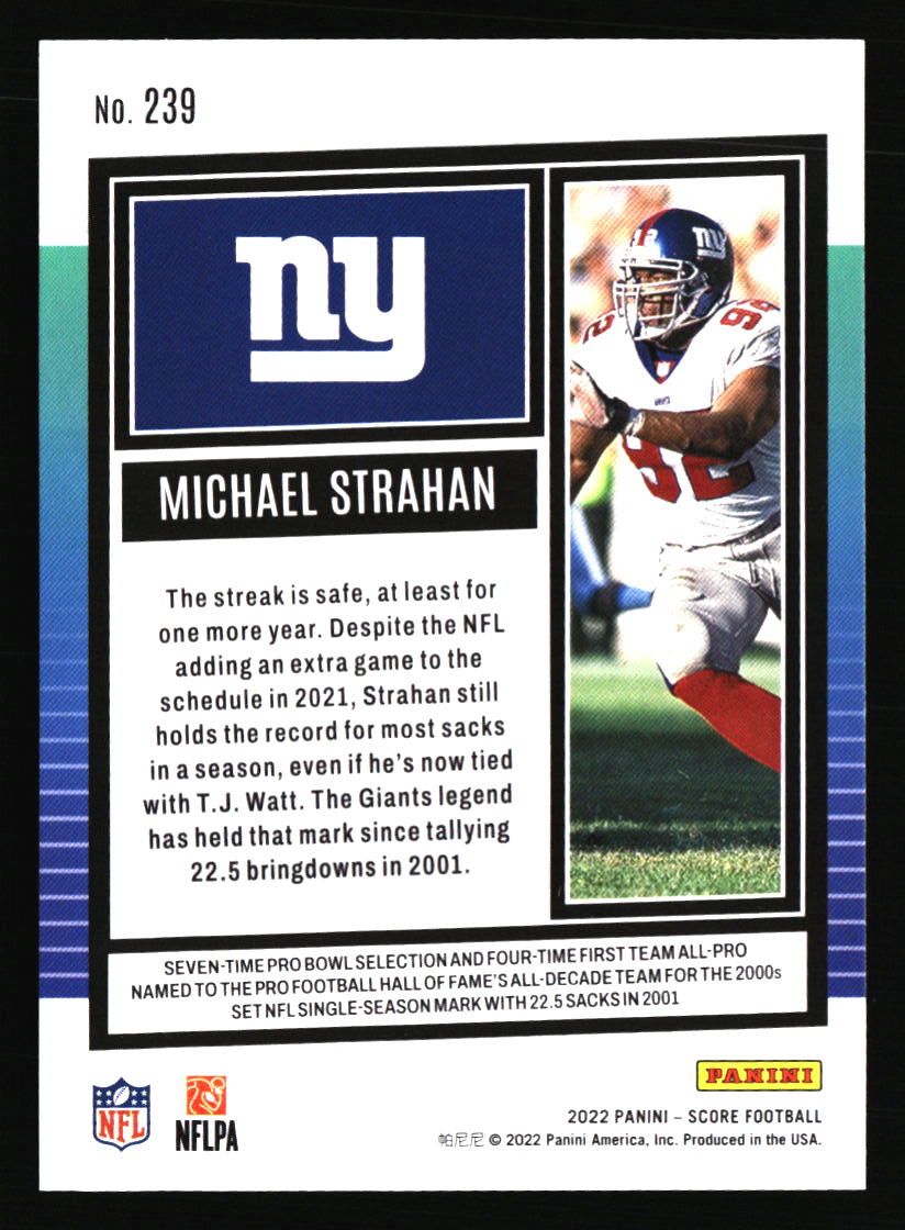 New York Giants Football Cards - Choose from 100s Player Qty Discount - Part 3 - Picture 223 of 499
