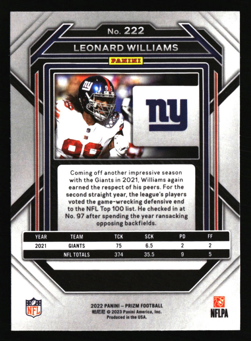 New York Giants Football Cards - Choose from 100s Player Qty Discount - Part 3 - Picture 231 of 499