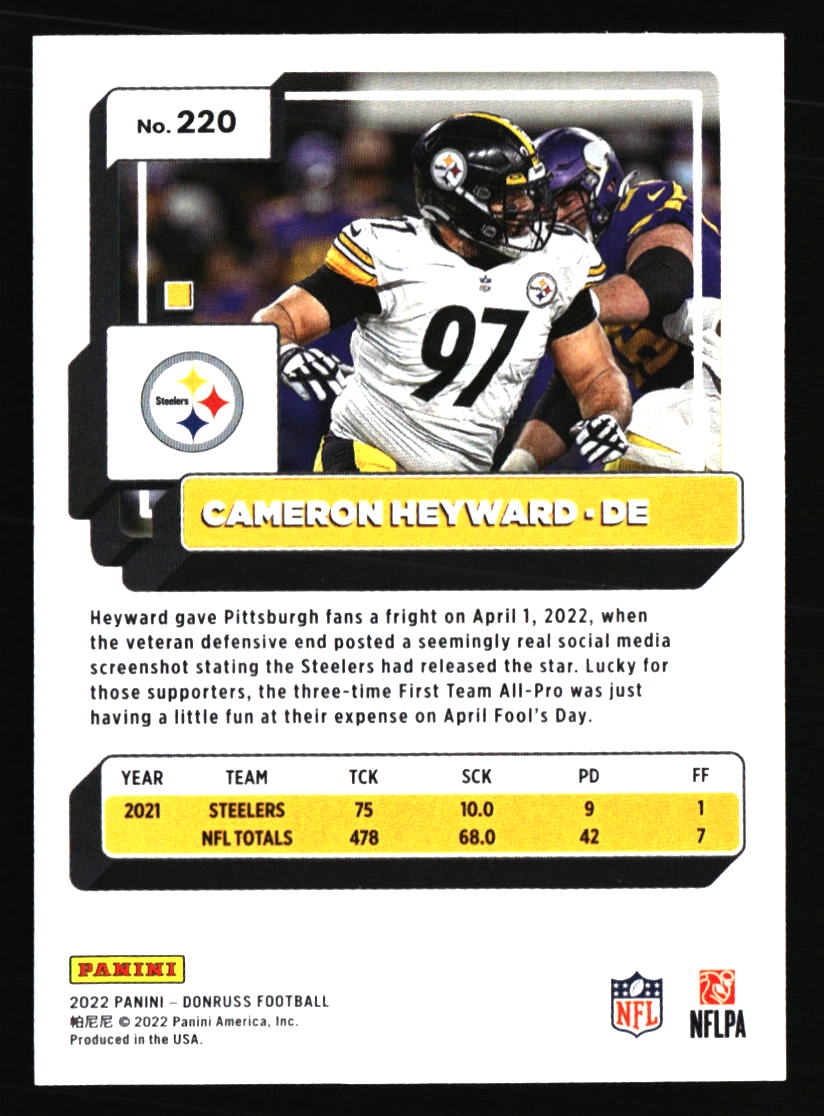 Pittsburgh Steelers Football Cards - Choose from 100s Player Qty Discount - Pt 4 - Picture 459 of 499