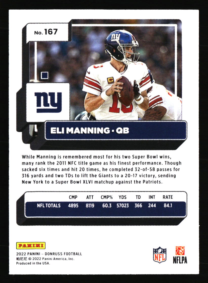 New York Giants Football Cards - Choose from 100s Player Qty Discount - Part 3 - Picture 257 of 499
