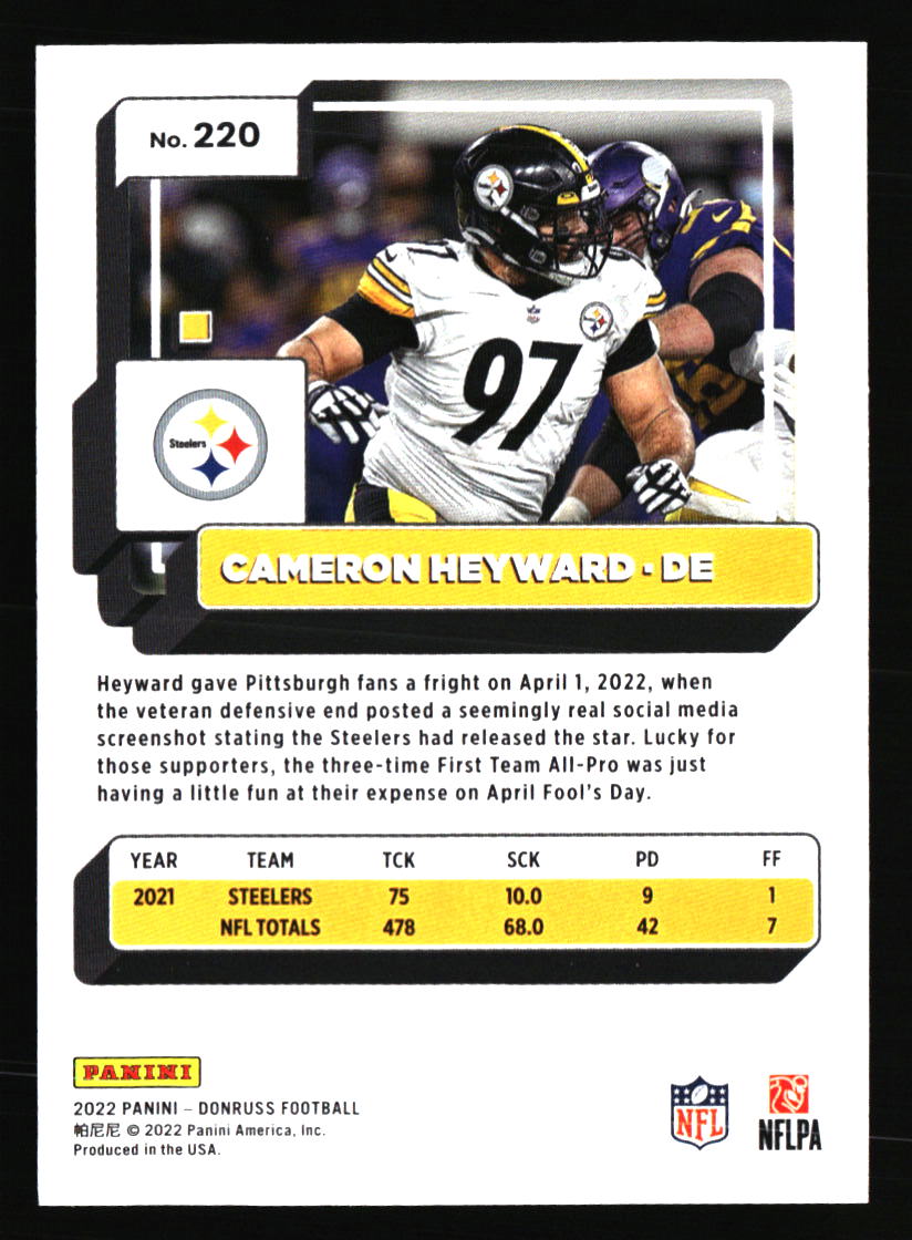 Pittsburgh Steelers Football Cards - Choose from 100s Player Qty Discount - Pt 4 - Picture 461 of 499
