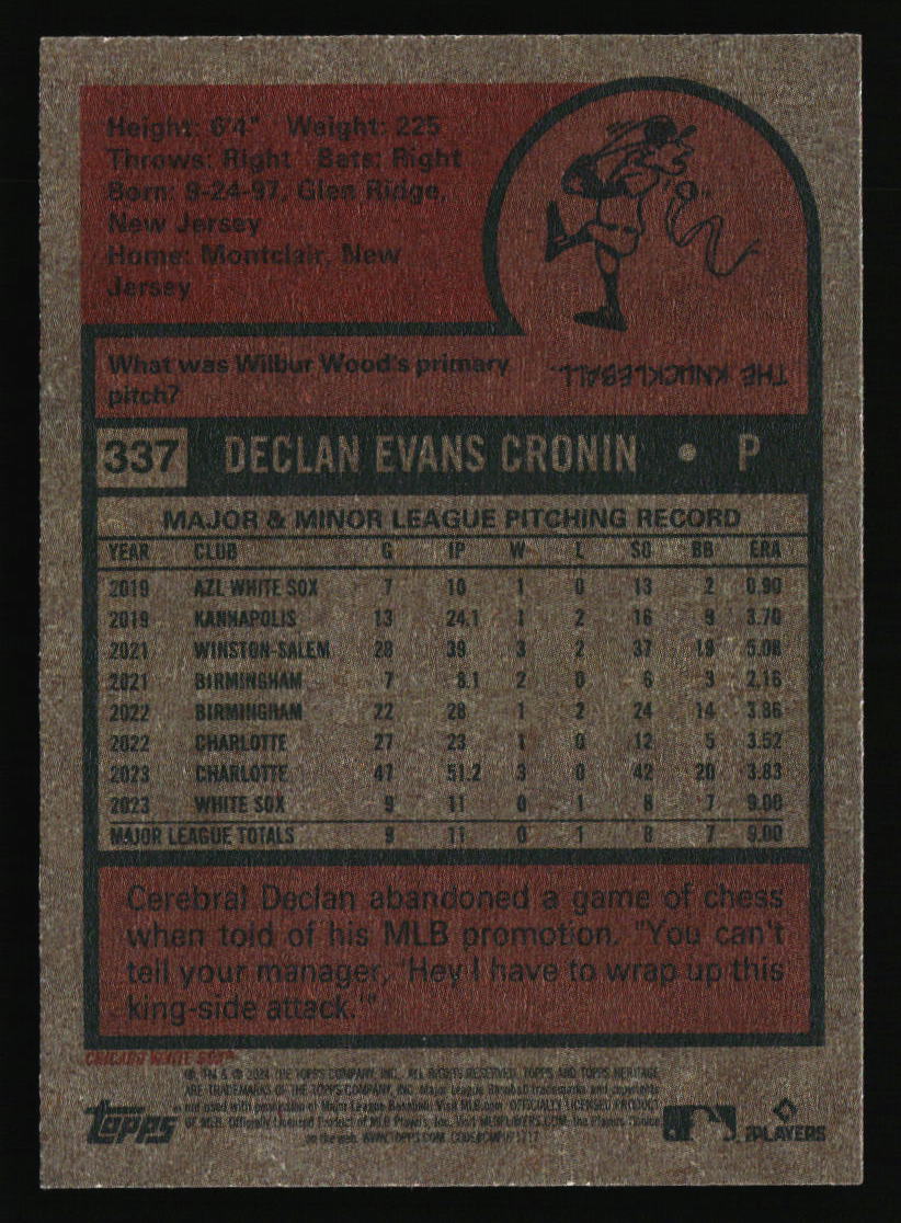 Chicago White Sox Baseball Cards - Choose from 100s Player Qty Discount - Part 1 - Picture 365 of 497