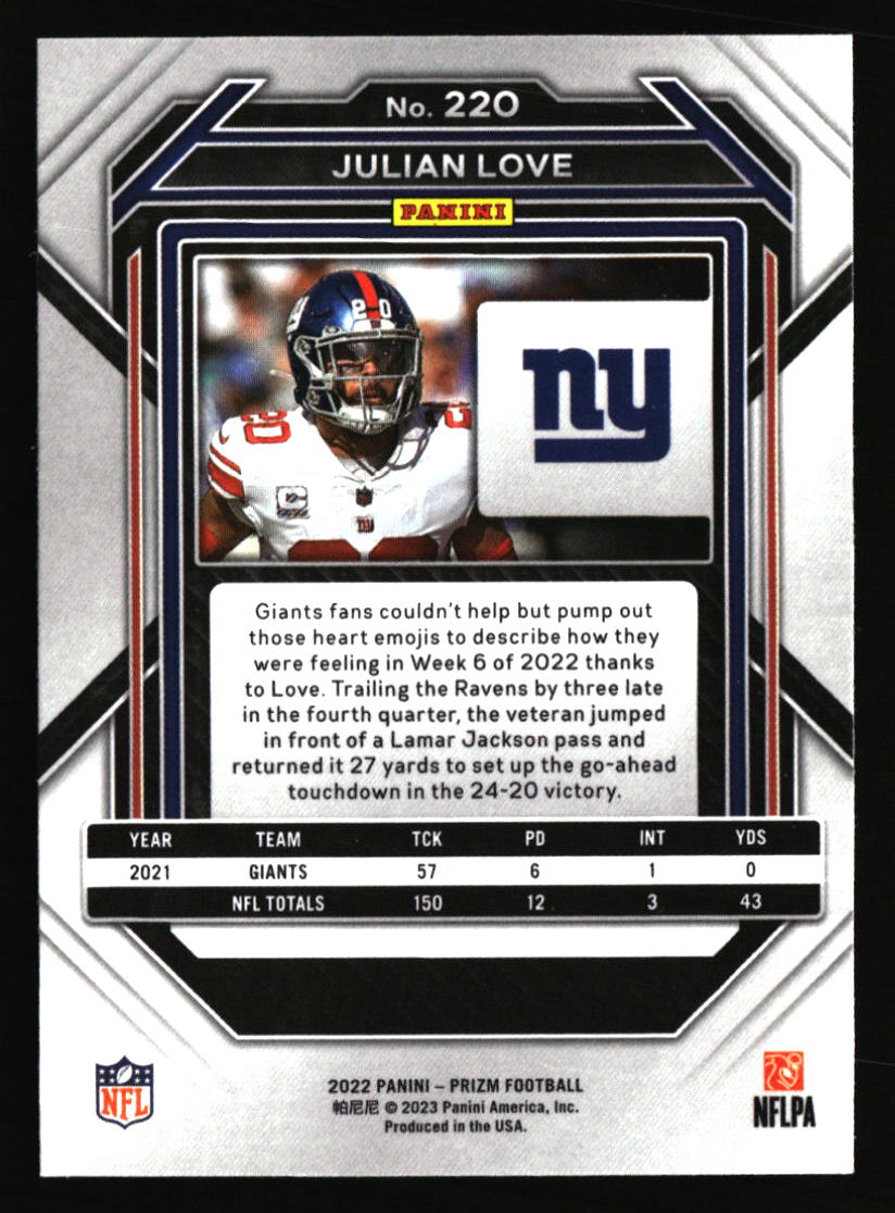 New York Giants Football Cards - Choose from 100s Player Qty Discount - Part 3 - Picture 261 of 499