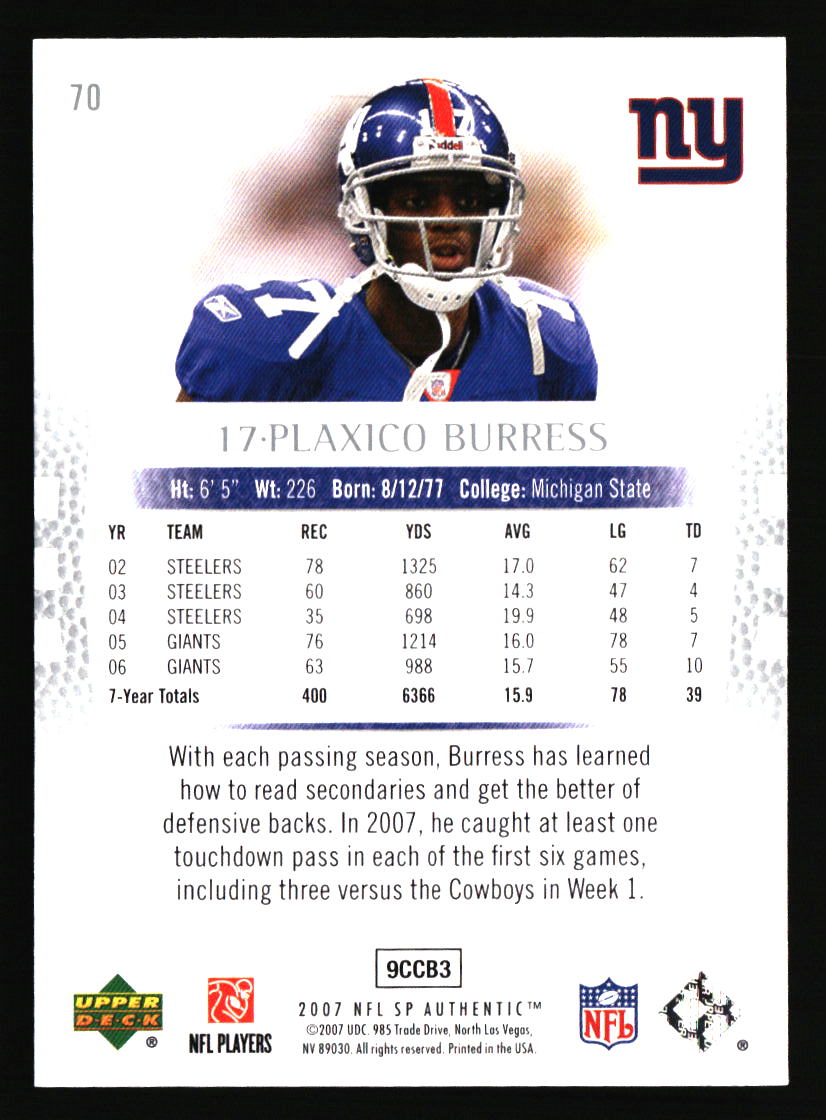 New York Giants Football Cards - Choose from 100s Player Qty Discount - Part 3 - Picture 291 of 499